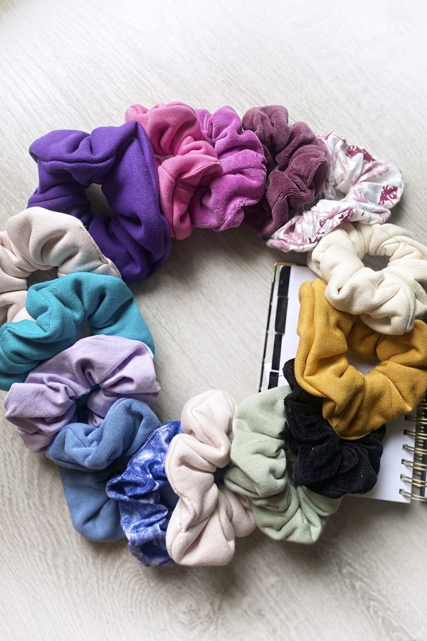 2-PACK SCRUNCHIES LILA BIEL