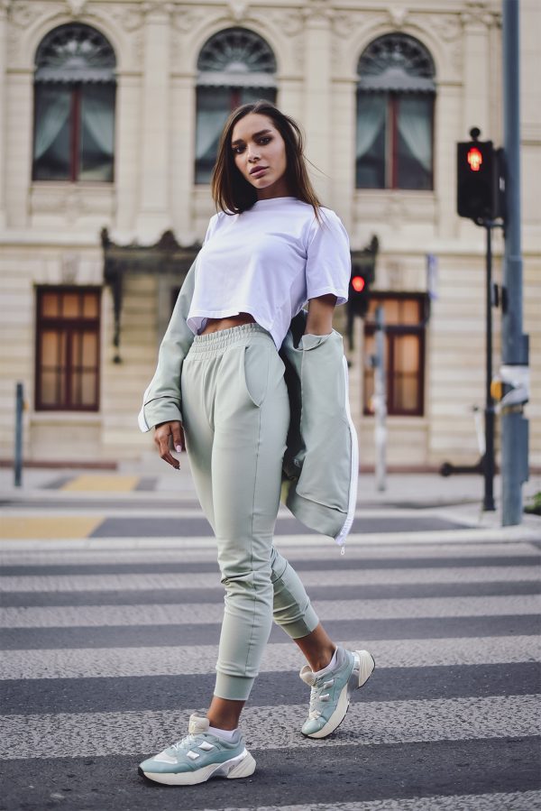 Spodnie Dresowe Oliwka