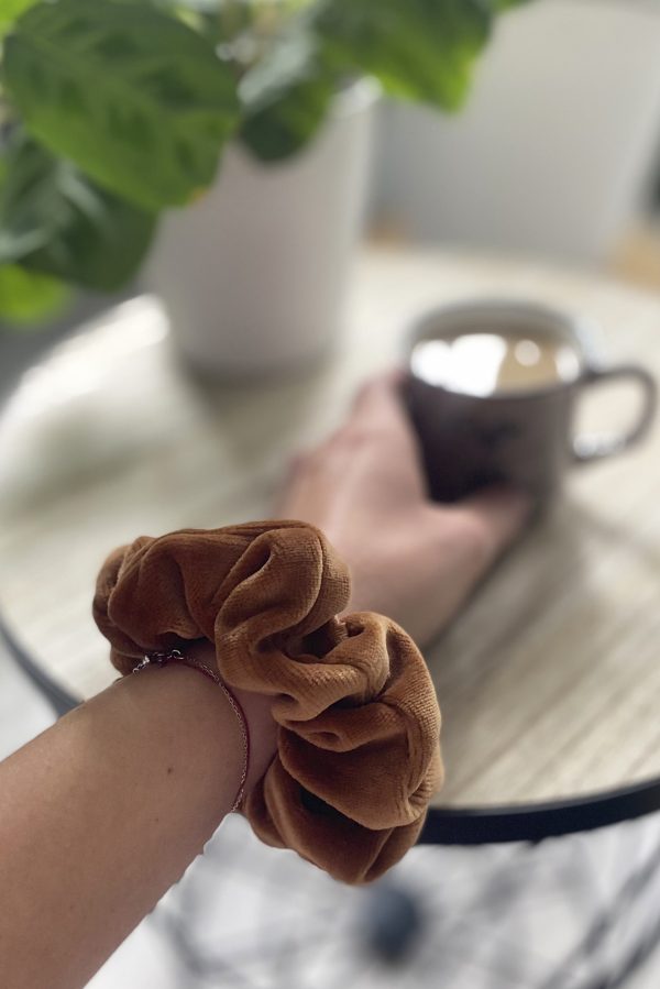 SCRUNCHIE RUDY BRĄZ AUTUMN