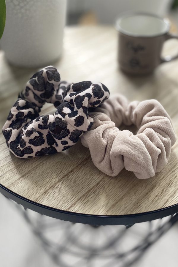 2-PACK SCRUNCHIE PANTERA+ BEŻ AUTUMN